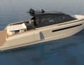 The bulwark panelling is a special feature of the Evo R+. If it is extended with the corresponding function, the boat occupants have even more space on board