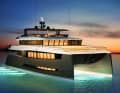 Let's see what comes of it. Jack Wijnant had the idea, Albert Nazarov, a recognised specialist for high-speed catamarans, drew the design. The question remains as to who will build the aluminium catamaran in series. Potential owners can bring along their own personal interior designer, who can "let off steam" on three decks. Owner's suite above or below, one or two galleys, three or four cabins, hybrid drive or two 1920 hp diesels? The Amasea people are flexible.

	Info: Enter "Amasea Yachts" in the browser search field.