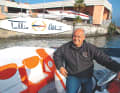 Visiting a powerboat legend: Tullio Abbate.