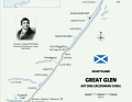Karte des Caledonian Canals