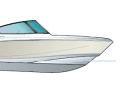 Wrong: If the bow is pointing steeply upwards, the pin is too high and must be pushed further forwards, hole by hole, until the trim position is correct.