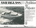 Perfection in polyester: even if you wouldn't necessarily call it that today, in 1971 it was seen quite differently. Advertisement in BOOTE for the classic Amerglass 32.