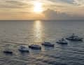 DDie Viefalt der Ferretti-Flotte. Zur Gruppe gehören die Marken Riva, Pershing, Ferretti Ycahts, Wally, CRN, Custom Line und Itama.