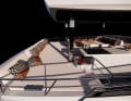 The flybridge offers plenty of space