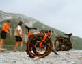Der Faltmechanismus ist typisch Brompton