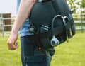 When folded, the barbecue is easy to transport (shoulder strap, protective cover) and can be stored compactly