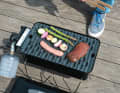 The grill grate offers plenty of space and the heat distribution is even