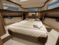 The comfortable owner's cabin with double berth.