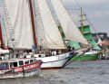 The Elbe is getting pretty narrow...