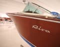 The legendary Riva lettering should not be missing on any boat.