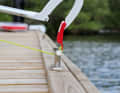 ... engages on the opposite side when pulled upwards