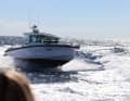 Driving at higher speeds in rough seas was also on the agenda