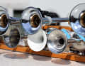 Long funnels not only increase the sound pressure, they also influence the frequency of the sound waves