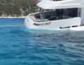 The luxury yacht got into difficulties