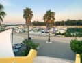 Die fantastische Anlage der Marina Porto degli Argonauti auf der gegenüberliegenden Seite des Golfs von Tarent