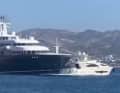 Eyewitnesses filmed the collision of the motor yachts off the Turkish coast