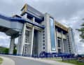 65,000 cubic metres of reinforced concrete and 8,900 tonnes of steel were used.
