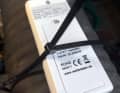 The encoder can be easily attached using cable ties