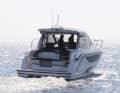 The stern view of the new Bavaria. Standing height is available in the entire cockpit