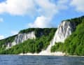 The famous chalk cliffs on the east coast of the island