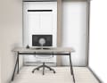 The workspace for one person.