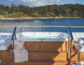 Zwischendurch mal im Jacuzzi abtauchen.