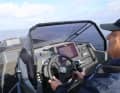 The control stand is also equipped with a screen