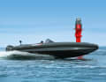 The hull designed by Mannerfelt Design not only runs fast, but also safely through the water