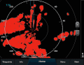 Garmin: The Fantom only has a dead zone in this small area. The echo amplification decreases significantly towards the ship, which improves the resolution