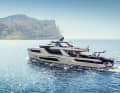 Harmonious: The ten-metre aft deck blends in well. The bow of the Skipper 38 ends in a wedge-shaped seating area, with propellers hanging above the transom