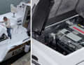 The power of the Yanmar engines reaches the water via Z-drives