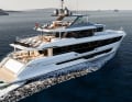 A first look at the 34 metre Majesty 112 Terrace with flybridge. A design by Phathom Studio.