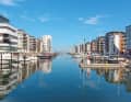 Modernes Leben am Wasser: Dockan Marina