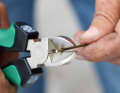 Cables and thick welding wire could be cut with little effort
