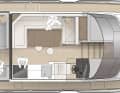Hauptdeck: Neben dem Salon, in dem sich auch der Fahrstand befindet, bietet das Boot ein großes offenes Cockpit.