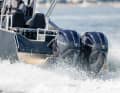 The two outboards on the transom of the SaltPatrol