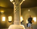 The "Cross of the Holy Scriptures" was created in the tenth century. The original is now protected from the weather in the Clonmacnoise visitor centre