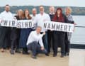 Norman Nammert (vorn) mit seinem Team