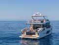 There are plenty of comfortable seating and lounging units on the outside decks.