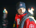 Chief engineer Andreas Lerøy supervises the towing manoeuvre