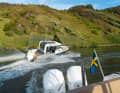 Turning at 30 knots, no problem for the Nimbus C8