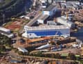 The shipyards of Nobiskrug in Rendsburg.