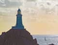 Der Leuchtturm von Corbière im Südwesten Jerseys