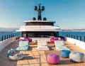 Bathing fun: The open foredeck is private and quiet