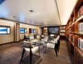 Conference room: When the yacht was planned, the owner was still actively involved in business life