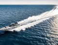 Fun facts: Fulvio De Simoni modelled the deckhouse on a jet cockpit. The four hull windows measure a total of 15 square metres