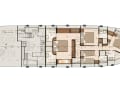 Pershing 9X: Lower Deck