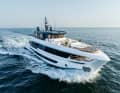 The €8.85 million Majesty 100 Terrace celebrated its world premiere in Dubai and surprises with an extraordinary private terrace in front of the owner's suite.
