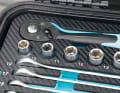 The recesses are deep enough to hold the nuts firmly, but shallow enough to still be able to grip them