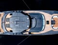 Solar cells cover almost every possible surface. There is a hidden pool at the bow.